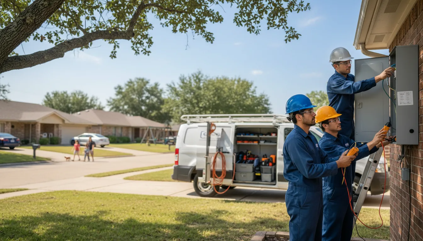 Certified electrician providing emergency electrical services in Palermo, ND